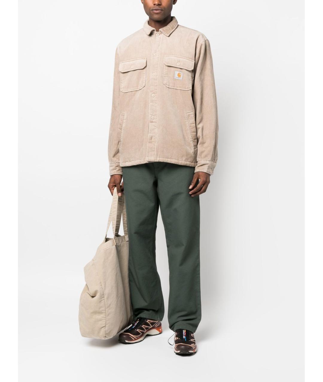 CARHARTT WIP Бежевая хлопковая куртка, фото 5
