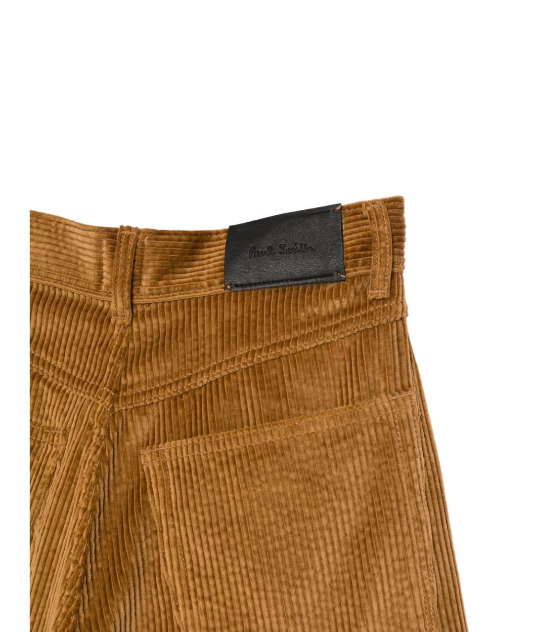PAUL SMITH Коричневые прямые брюки, фото 3