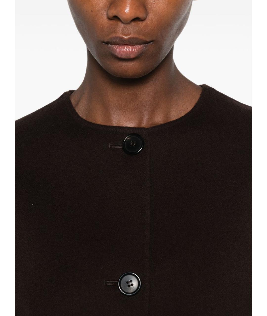 'S MAX MARA Коричневая шерстяная куртка, фото 2