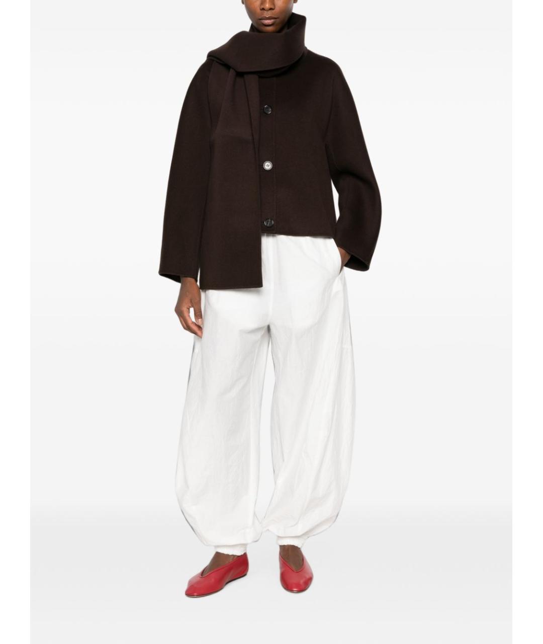 'S MAX MARA Коричневая шерстяная куртка, фото 3