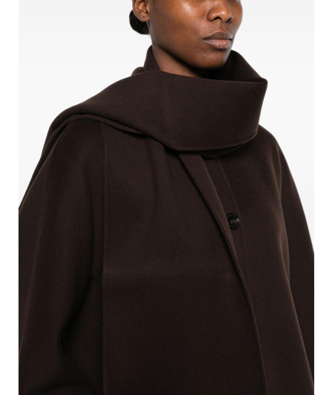 'S MAX MARA Коричневая шерстяная куртка, фото 6