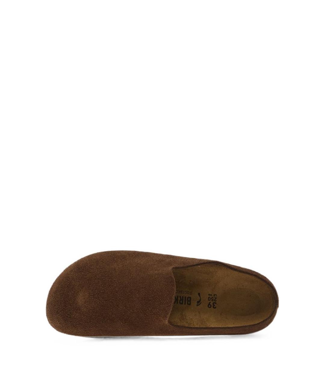 BIRKENSTOCK Коричневые замшевые сандалии, фото 3