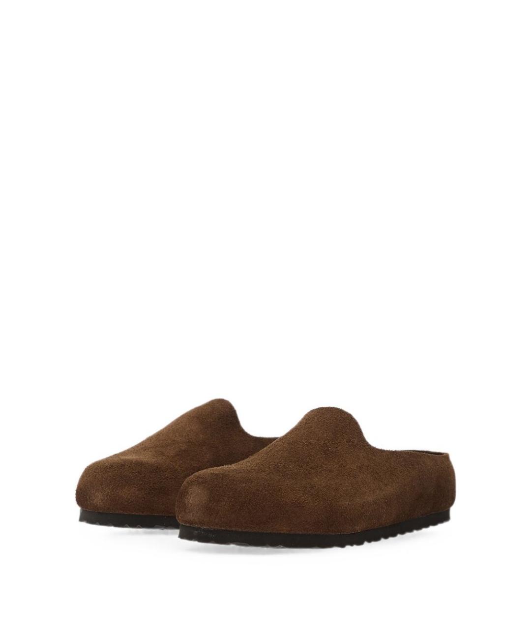 BIRKENSTOCK Коричневые замшевые сандалии, фото 5