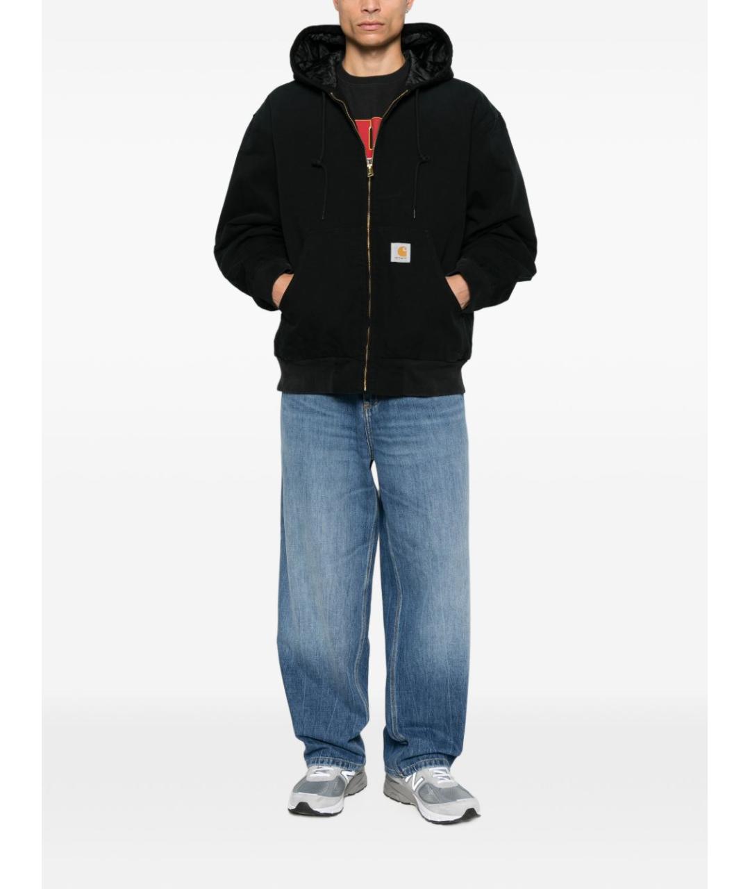 CARHARTT WIP Синие хлопковые прямые джинсы, фото 4