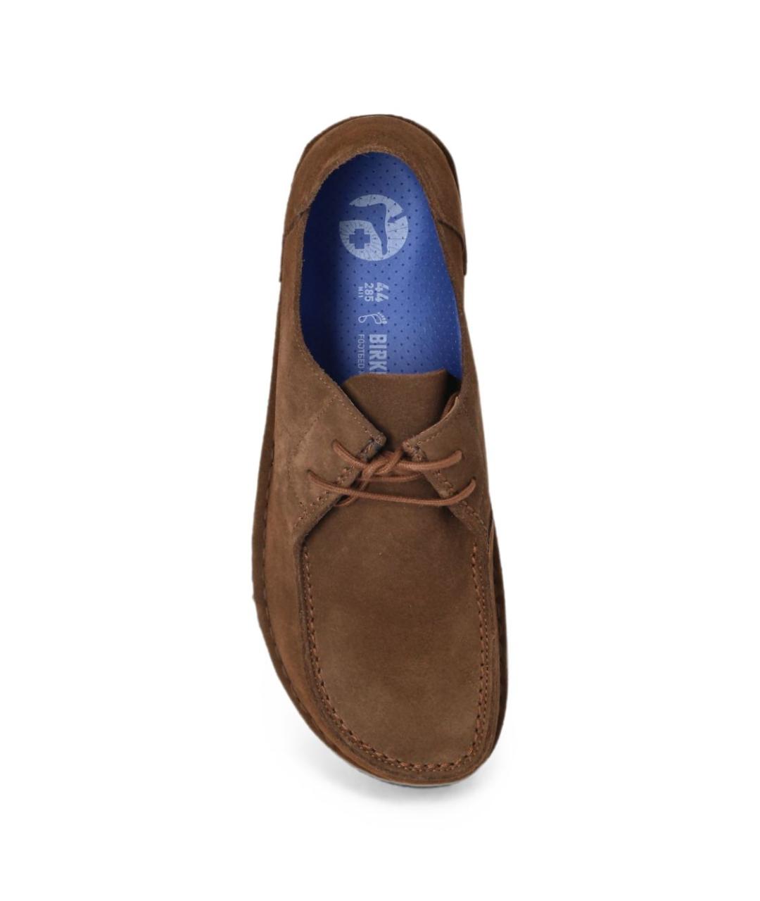 BIRKENSTOCK Коричневые замшевые низкие ботинки, фото 3
