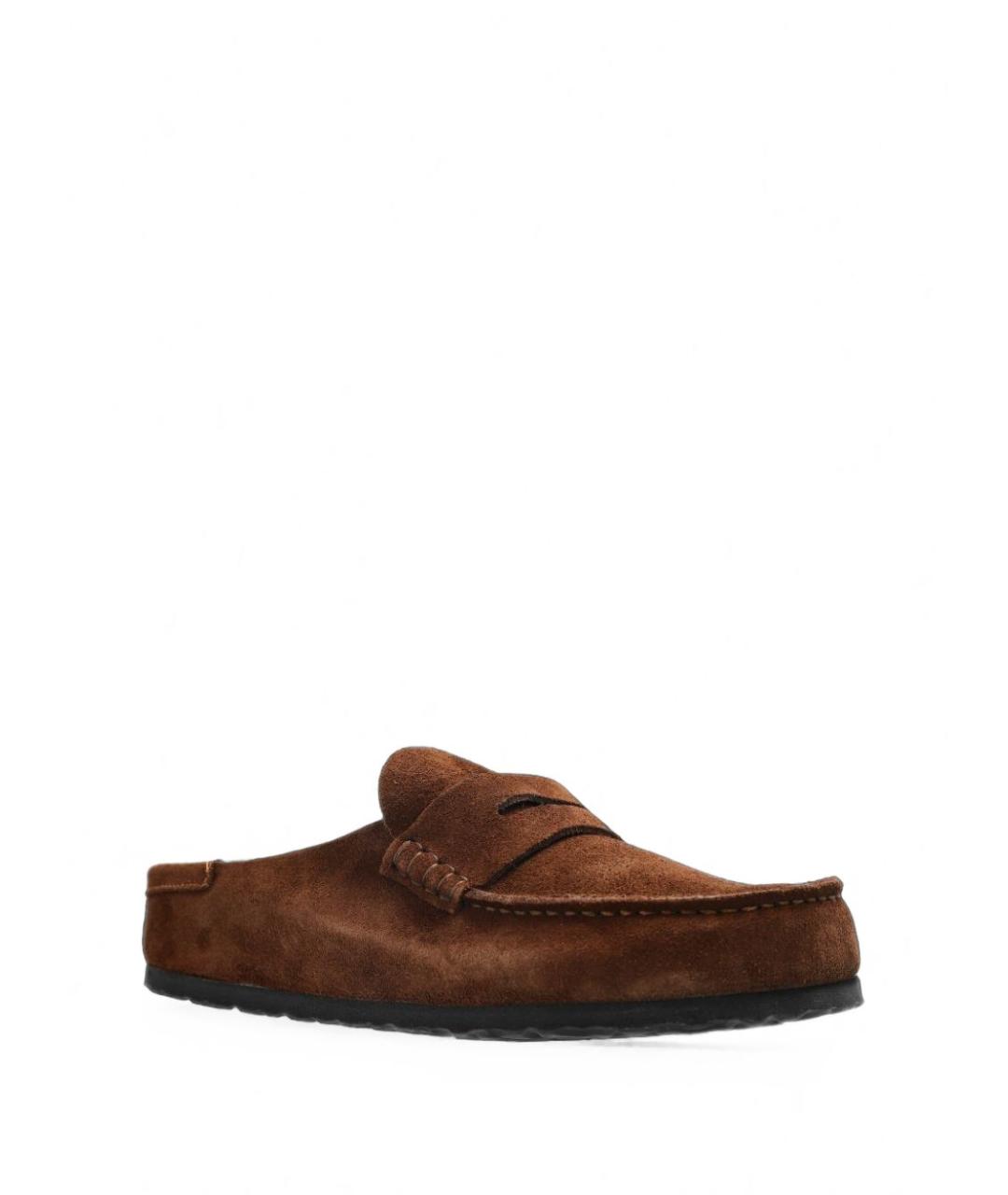 BIRKENSTOCK Коричневые замшевые низкие ботинки, фото 6