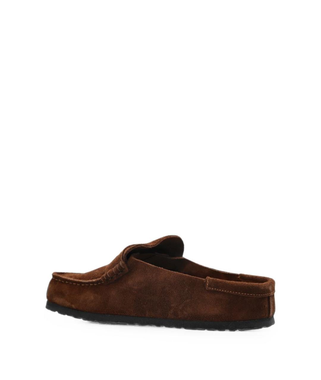 BIRKENSTOCK Коричневые замшевые низкие ботинки, фото 3