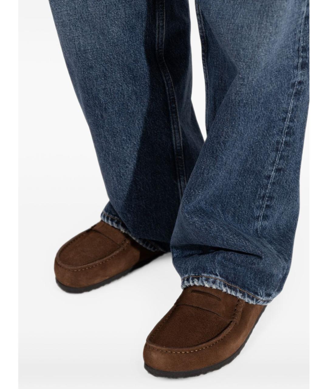BIRKENSTOCK Коричневые замшевые низкие ботинки, фото 5