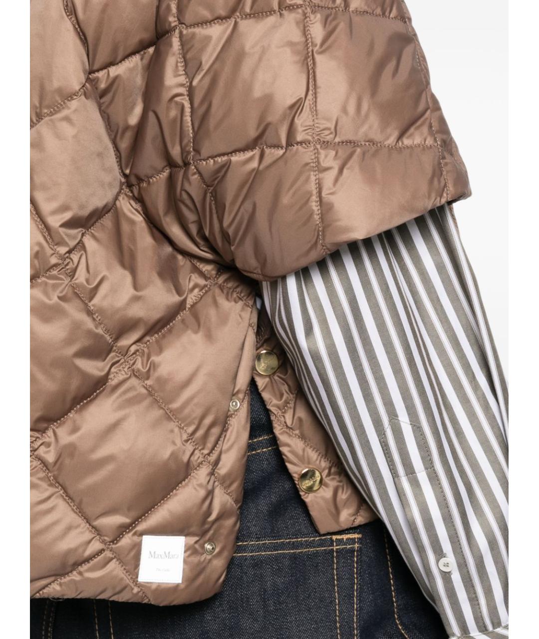 MAX MARA Бежевая полиамидовая куртка, фото 3