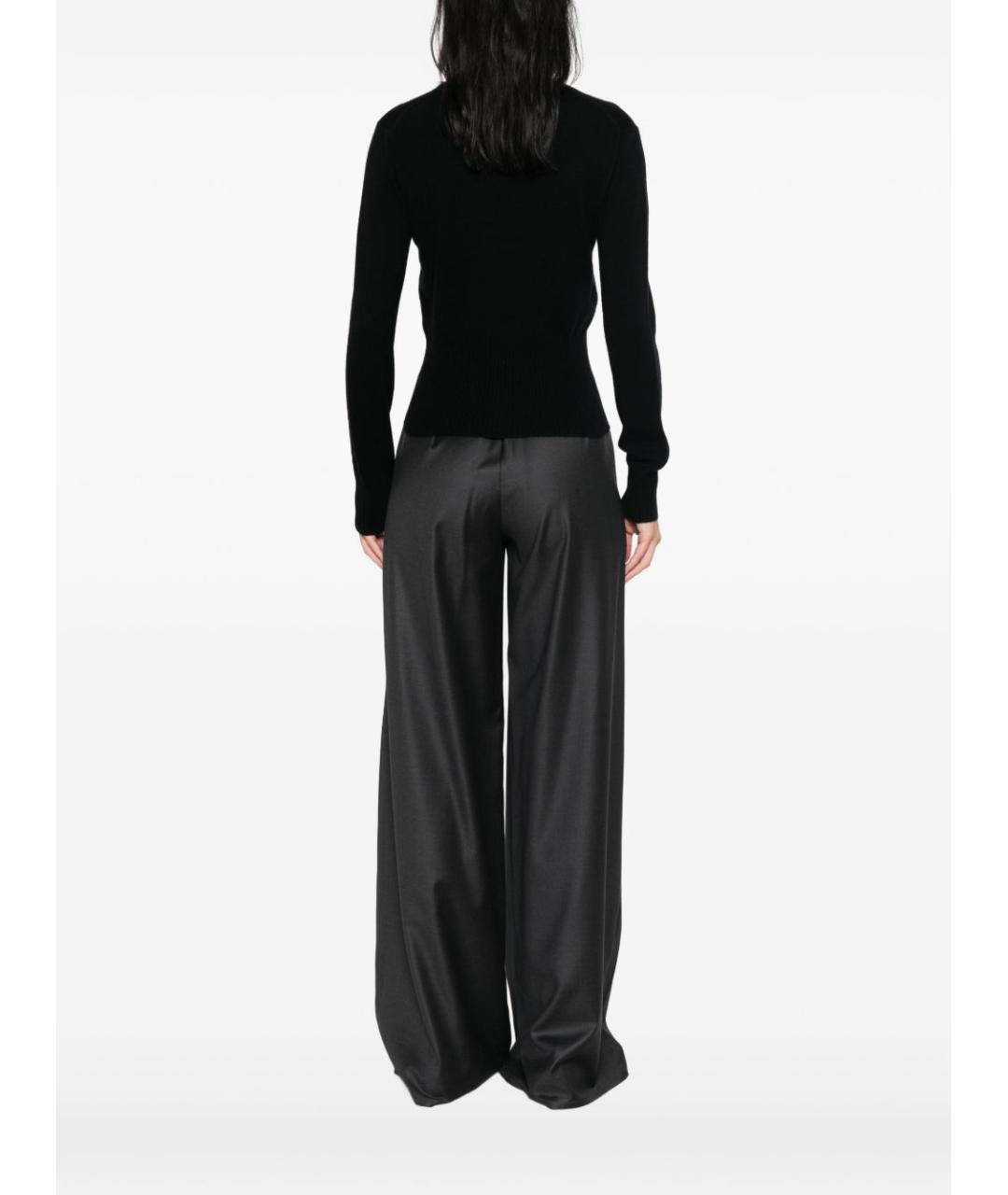 MAX MARA Черный шерстяной джемпер / свитер, фото 2
