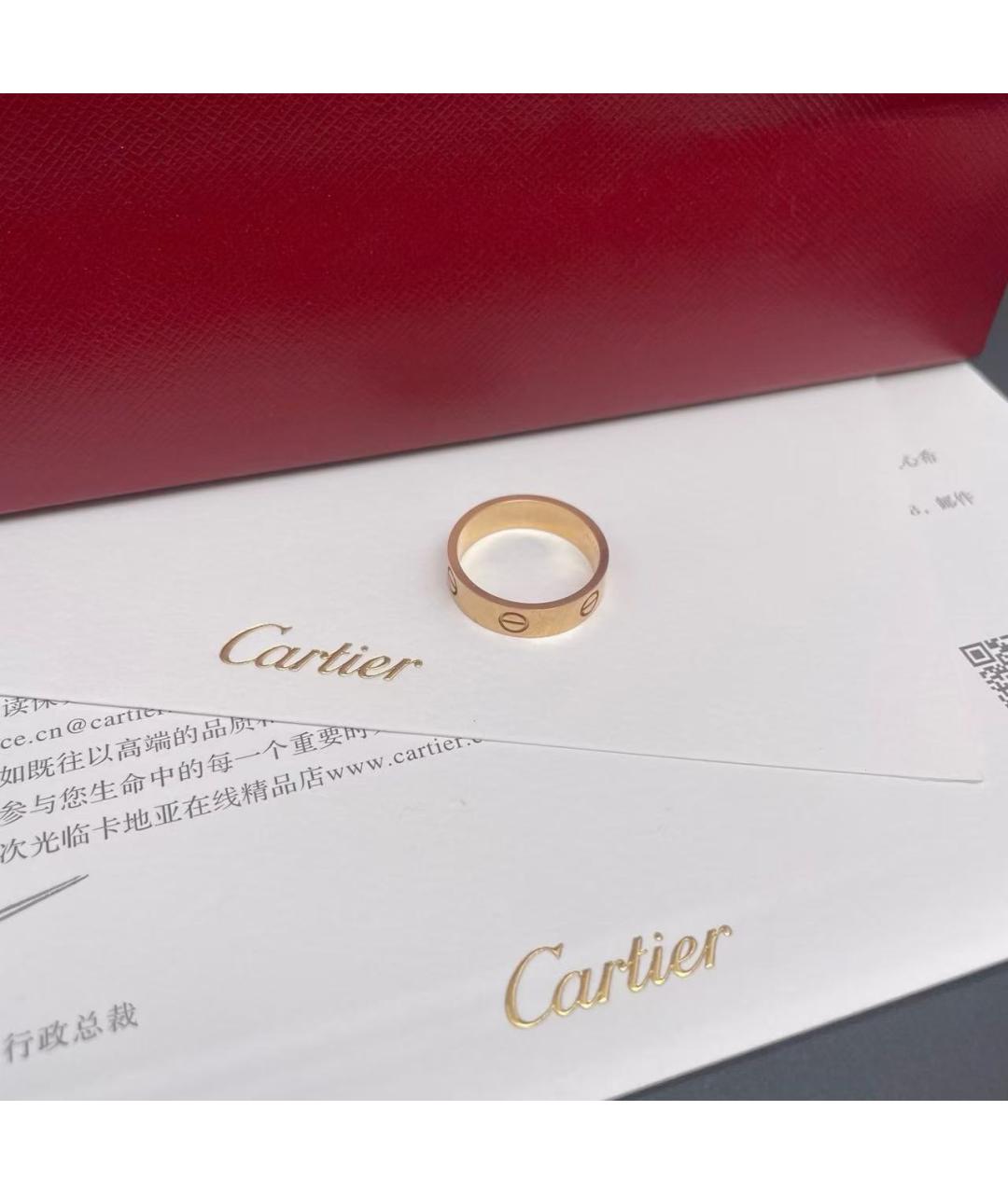 CARTIER Золотое кольцо из розового золота, фото 4