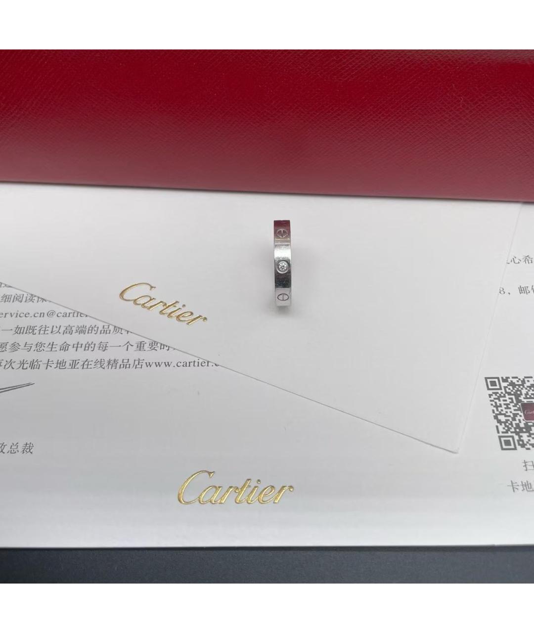 CARTIER Серебряное кольцо из белого золота, фото 4