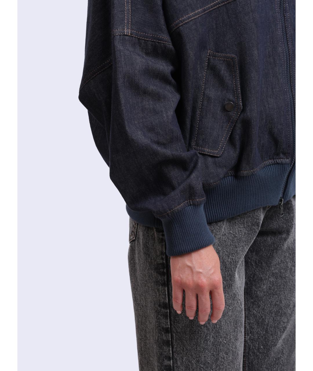 BRUNELLO CUCINELLI Темно-синяя куртка, фото 4