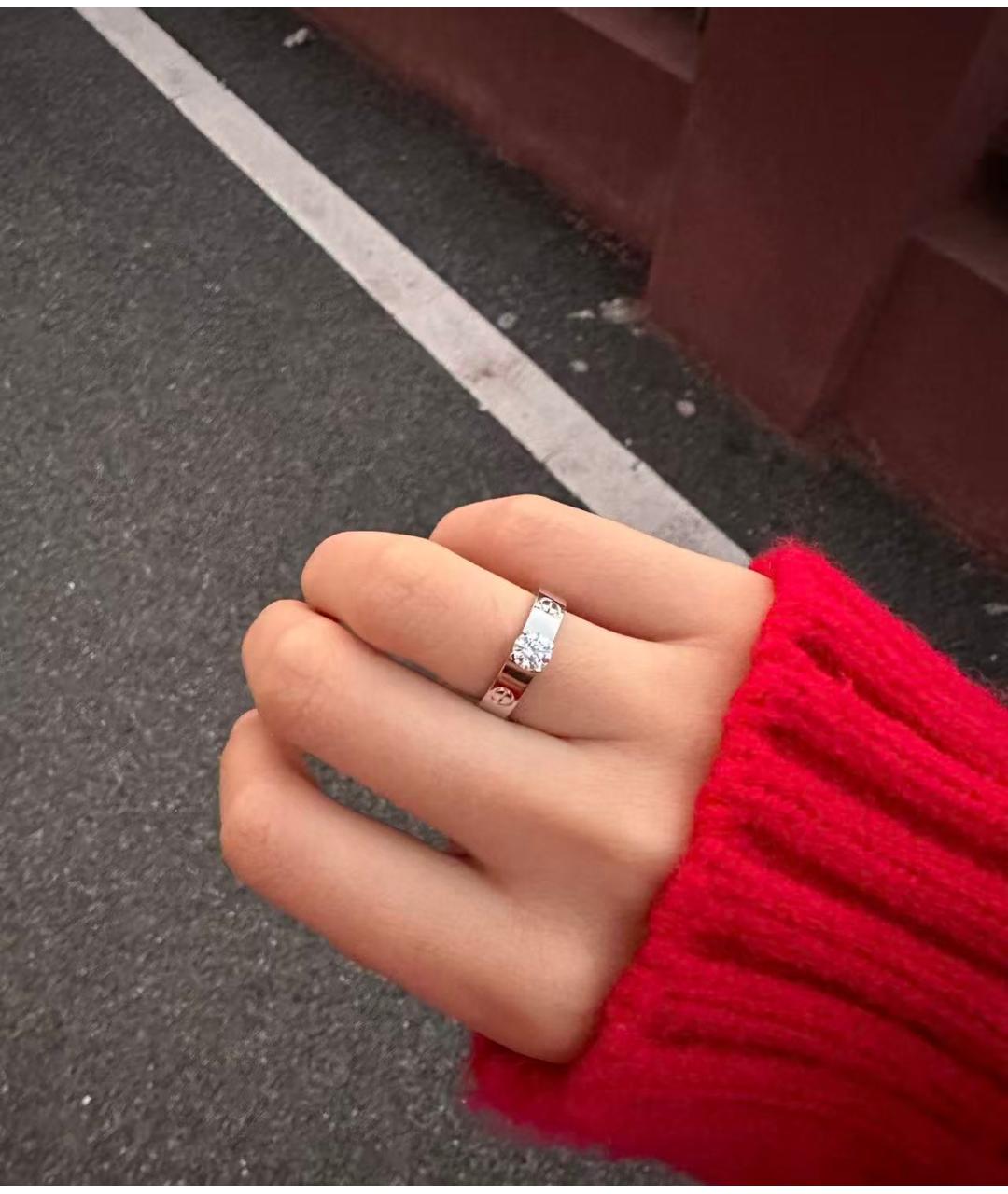 CARTIER Серебряное кольцо из белого золота, фото 6