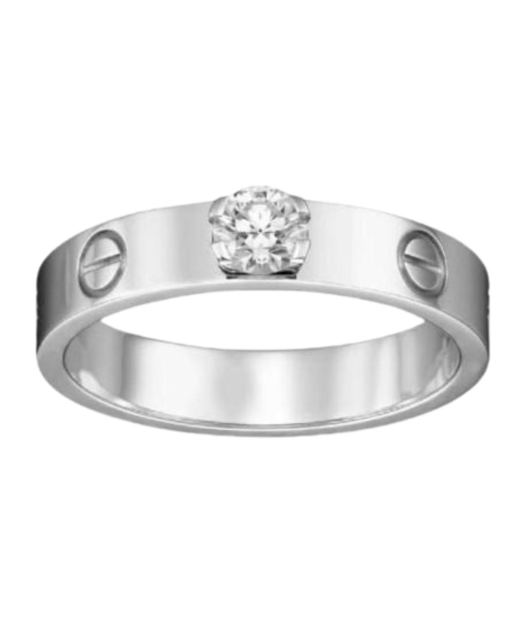 CARTIER Серебряное кольцо из белого золота, фото 1