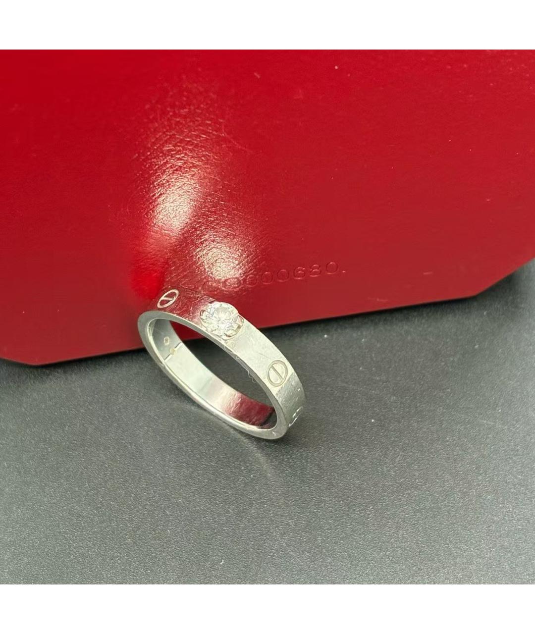CARTIER Серебряное кольцо из белого золота, фото 5