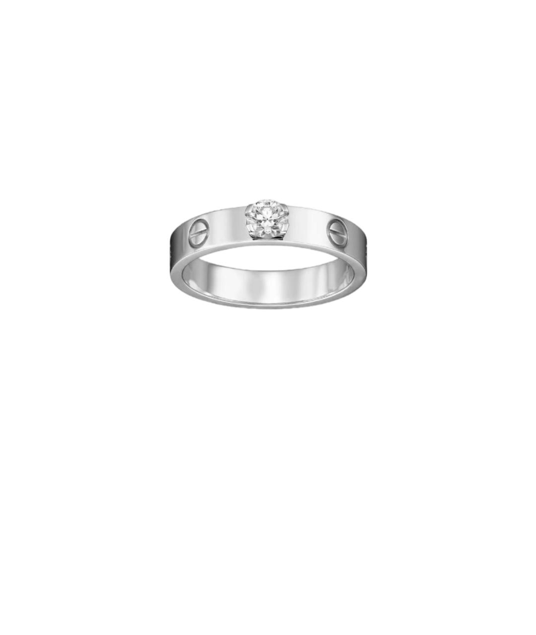 CARTIER Серебряное кольцо из белого золота, фото 7