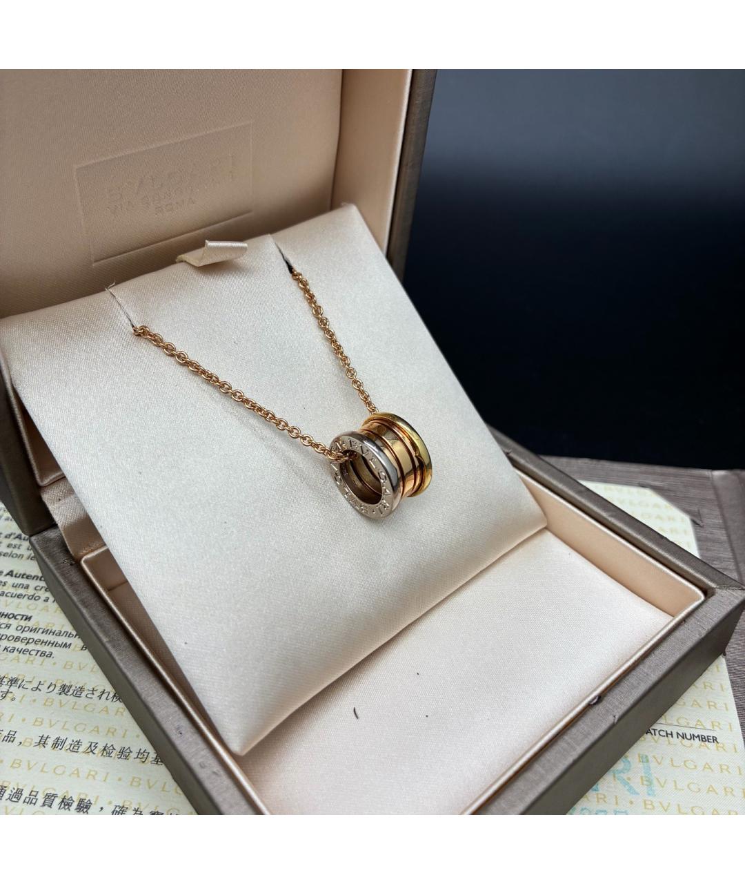 BVLGARI Золотое колье из розового золота, фото 2