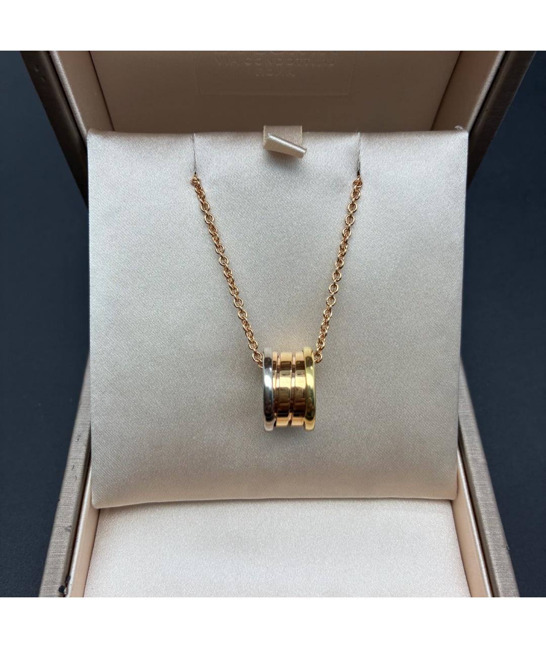 BVLGARI Золотое колье из розового золота, фото 4