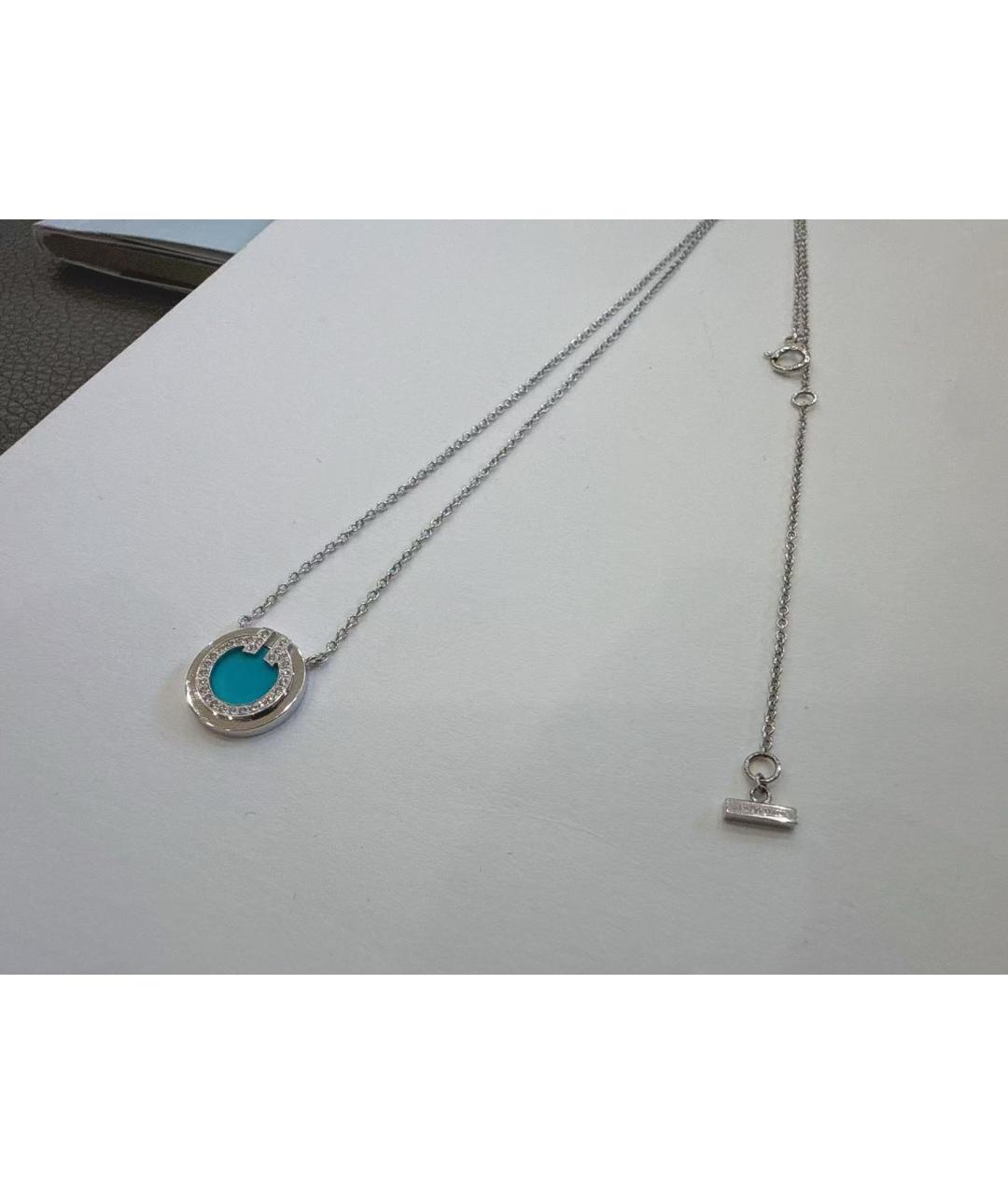 TIFFANY&CO Серебряное колье из белого золота, фото 4