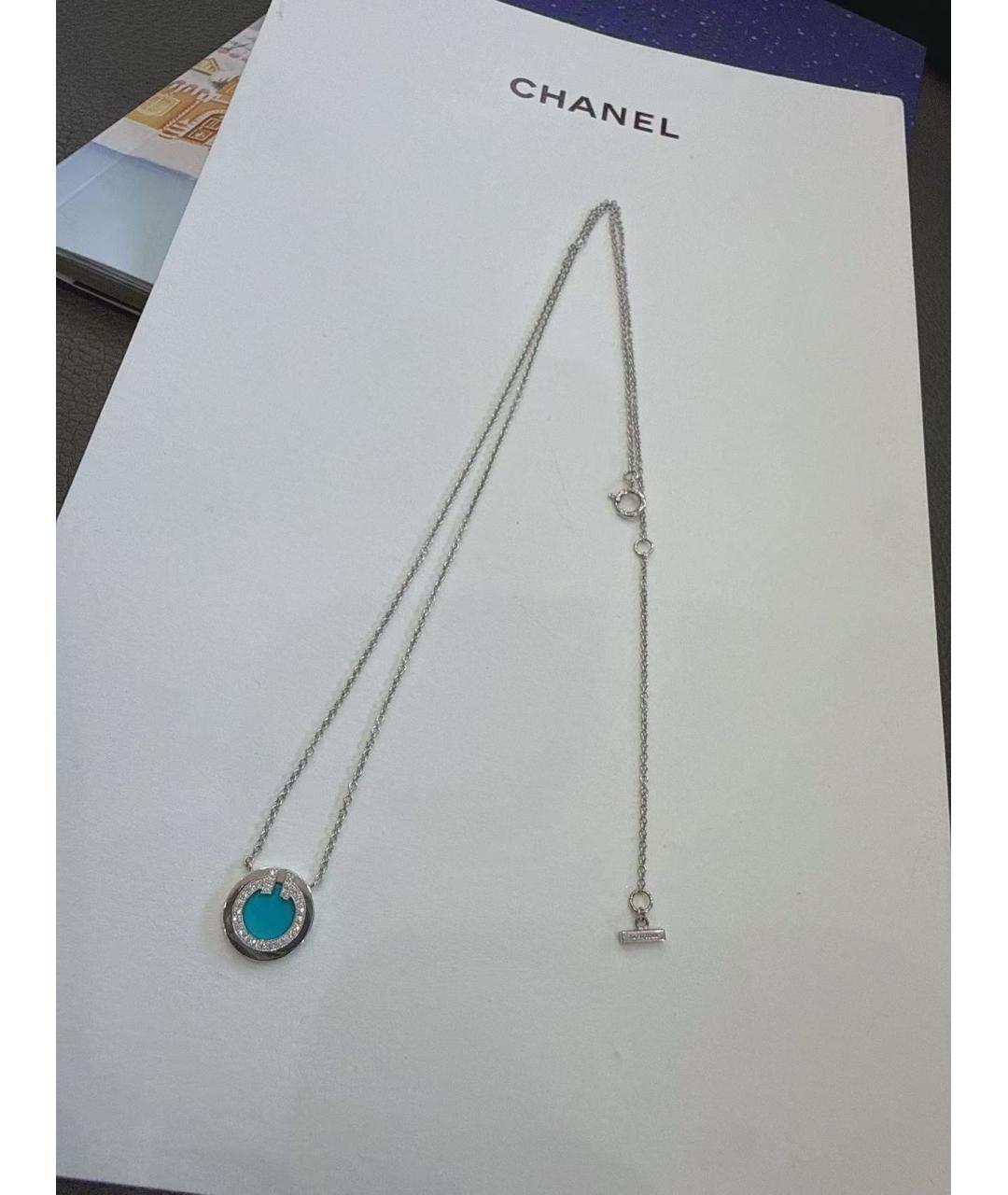 TIFFANY&CO Серебряное колье из белого золота, фото 2