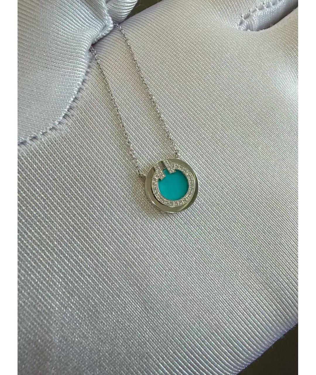TIFFANY&CO Серебряное колье из белого золота, фото 5