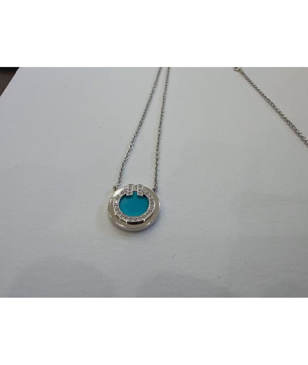 TIFFANY&CO Серебряное колье из белого золота, фото 3