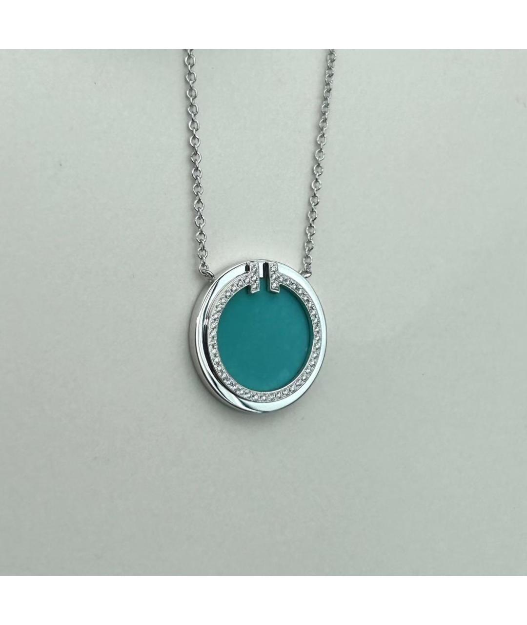 TIFFANY&CO Серебряное колье из белого золота, фото 3