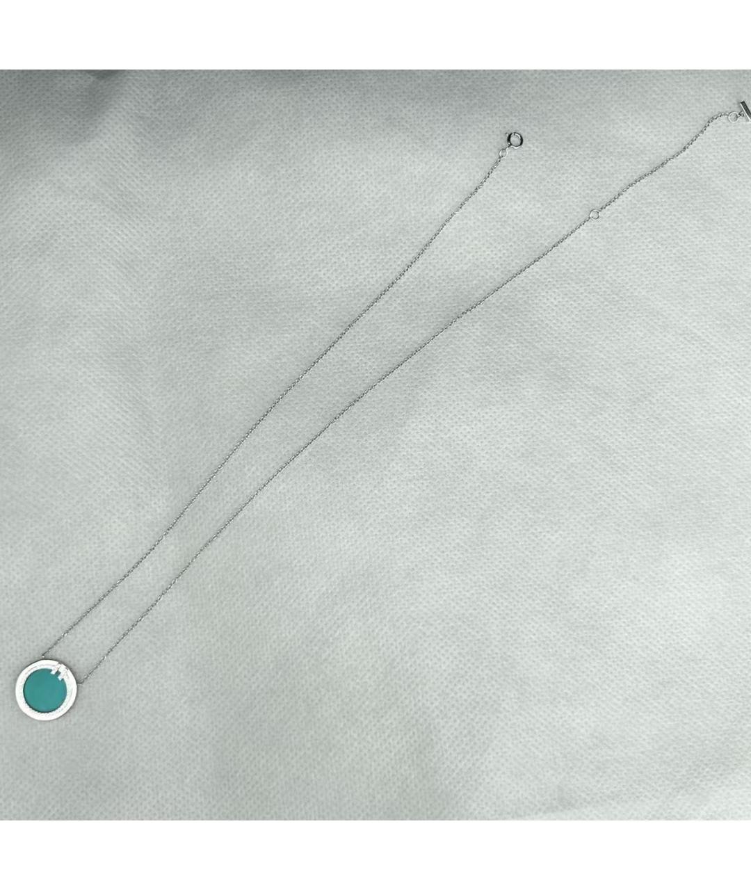 TIFFANY&CO Серебряное колье из белого золота, фото 5