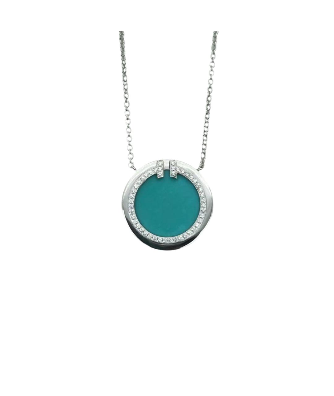 TIFFANY&CO Серебряное колье из белого золота, фото 1