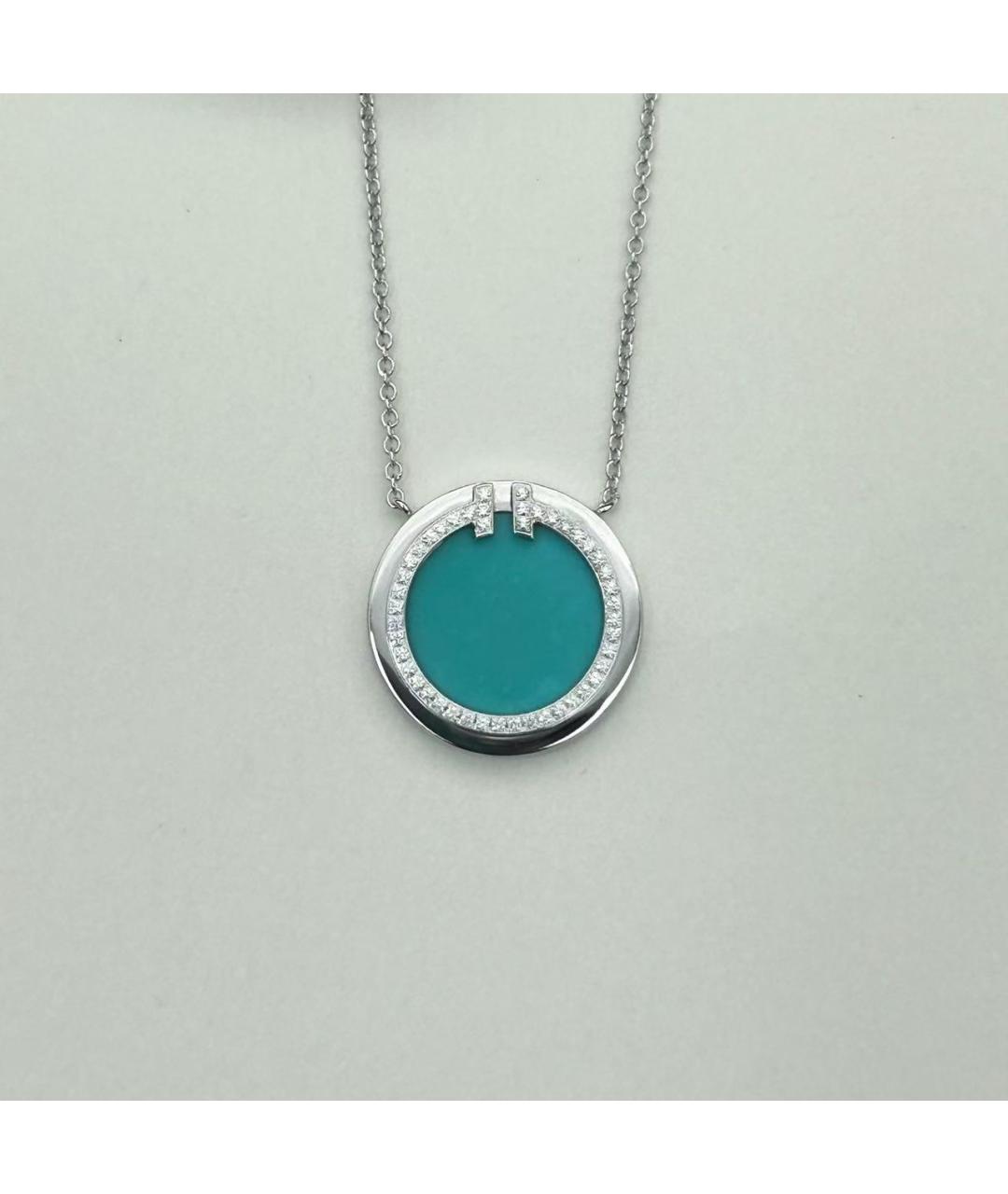 TIFFANY&CO Серебряное колье из белого золота, фото 2