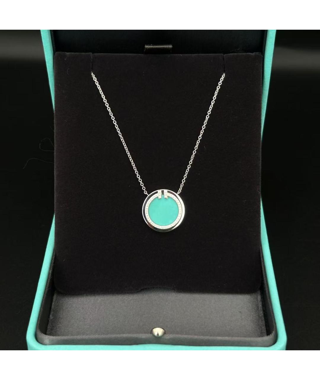 TIFFANY&CO Серебряное колье из белого золота, фото 6