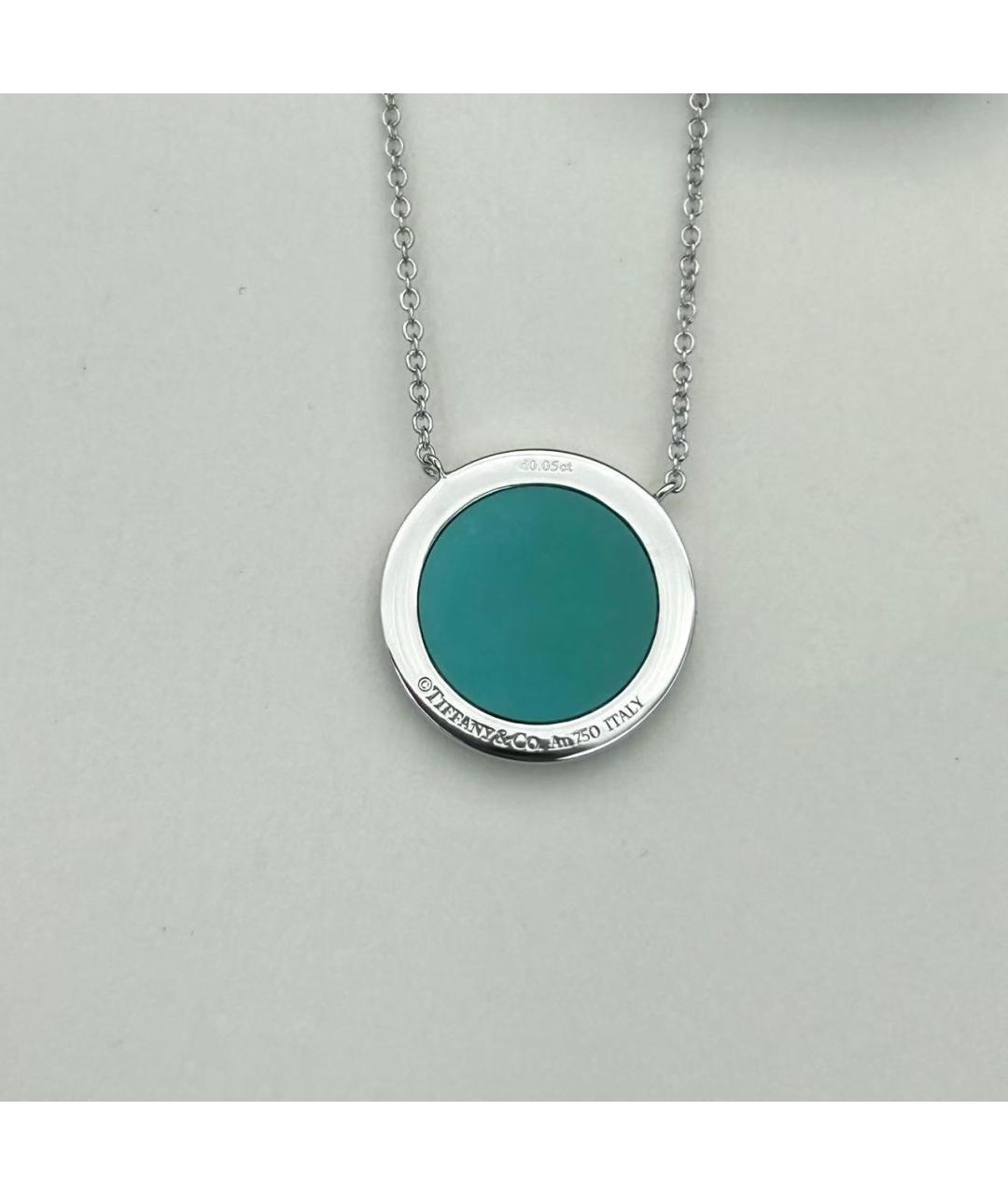 TIFFANY&CO Серебряное колье из белого золота, фото 4