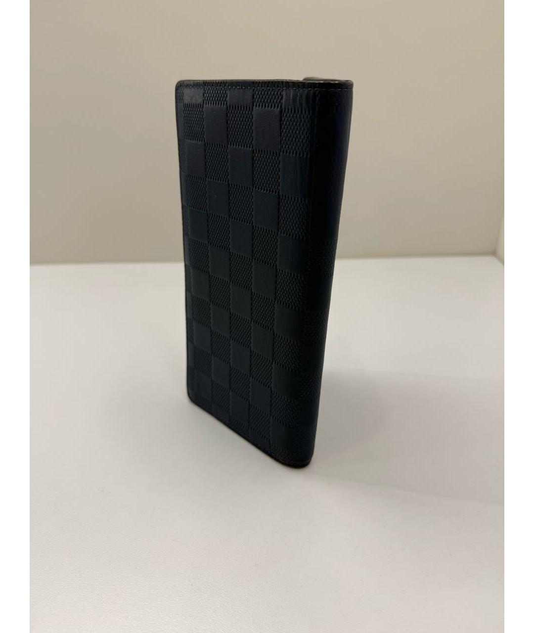 LOUIS VUITTON Синий кожаный кошелек, фото 6