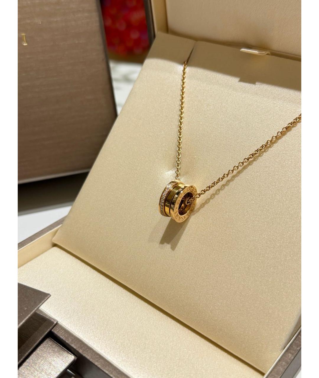BVLGARI Золотая подвеска из розового золота, фото 1
