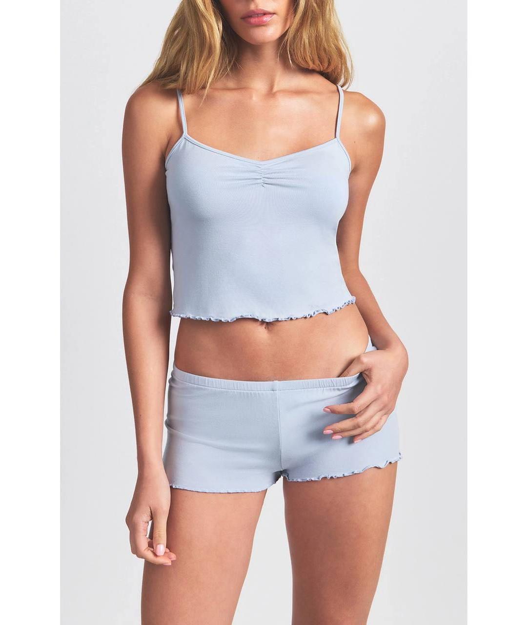 SKIMS Голубая модальная пижама, фото 2