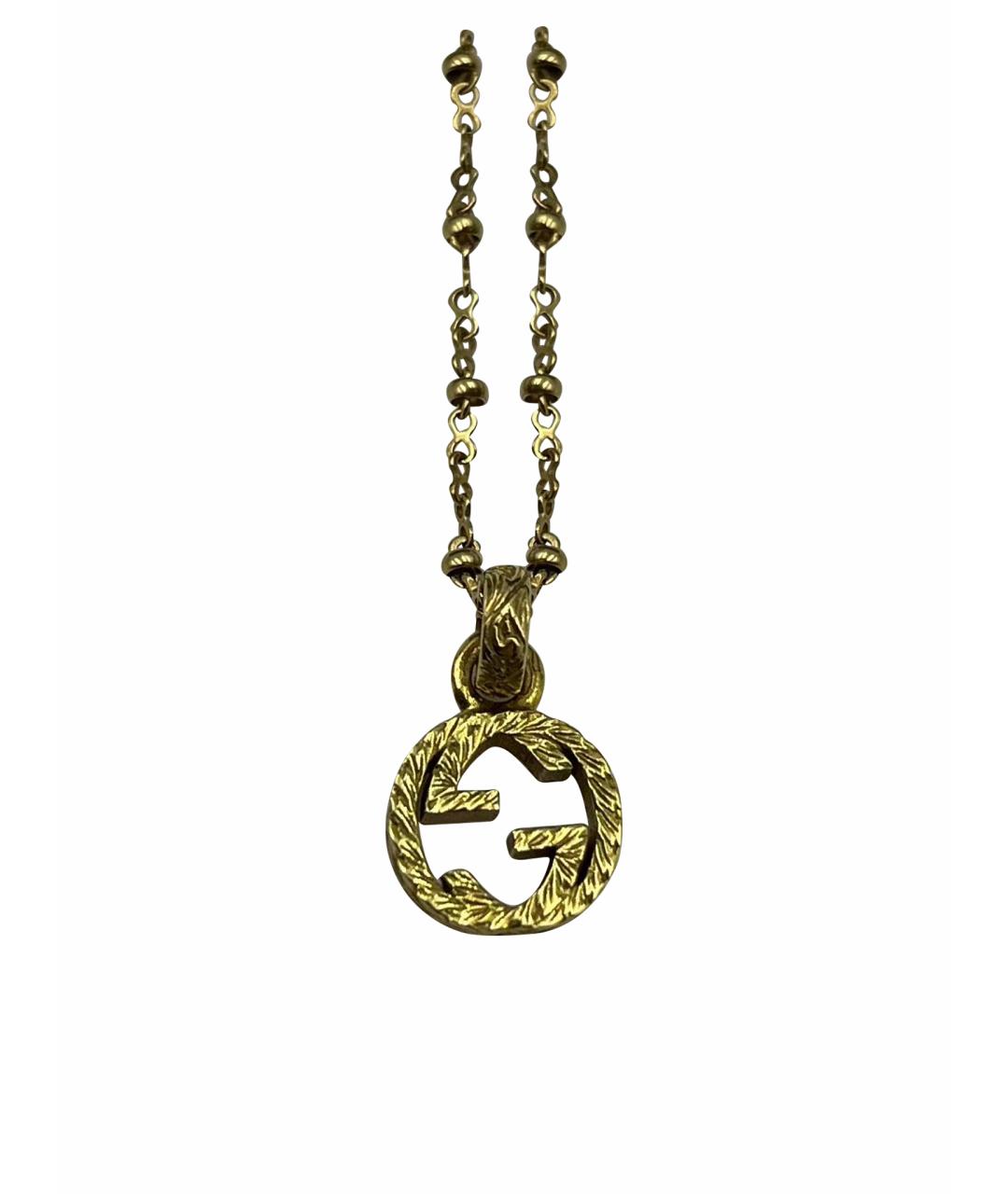 GUCCI Золотое колье, фото 1