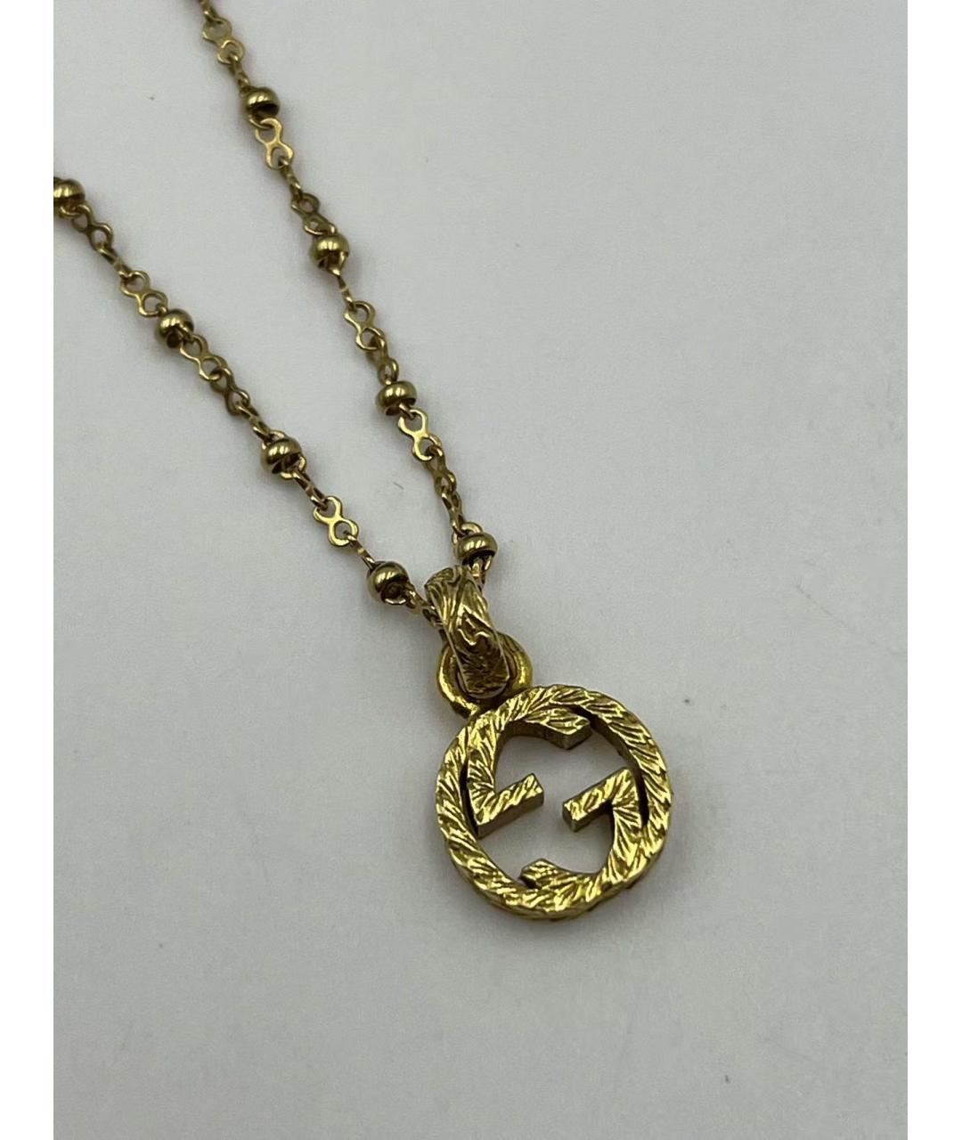 GUCCI Золотое колье, фото 4