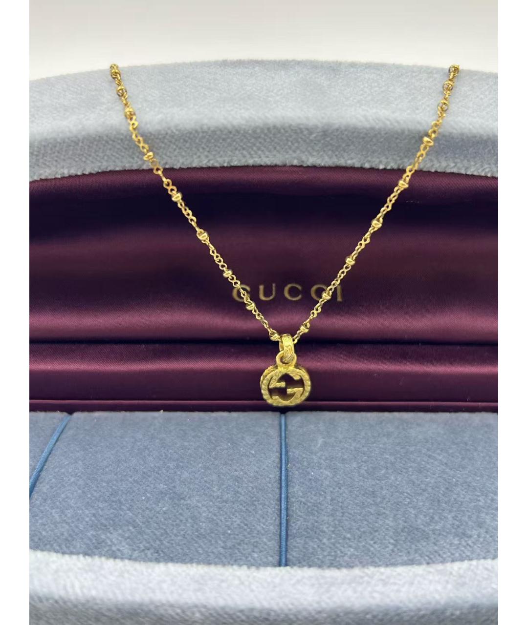 GUCCI Золотое колье, фото 5
