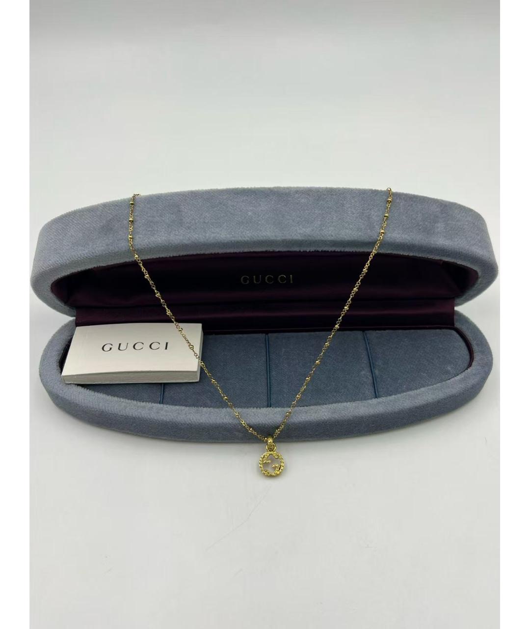 GUCCI Золотое колье, фото 2