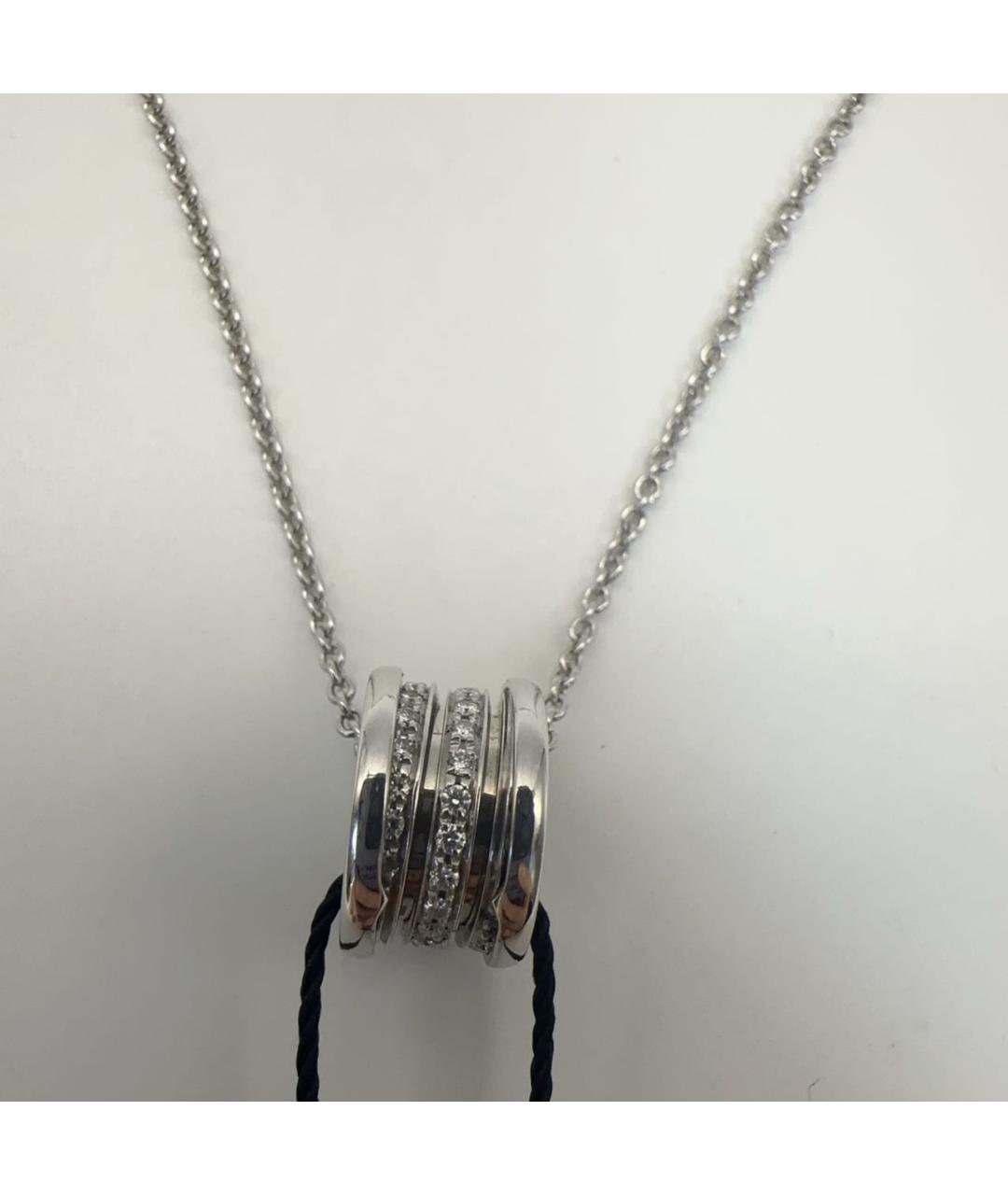 BVLGARI Серебряная подвеска из белого золота, фото 3