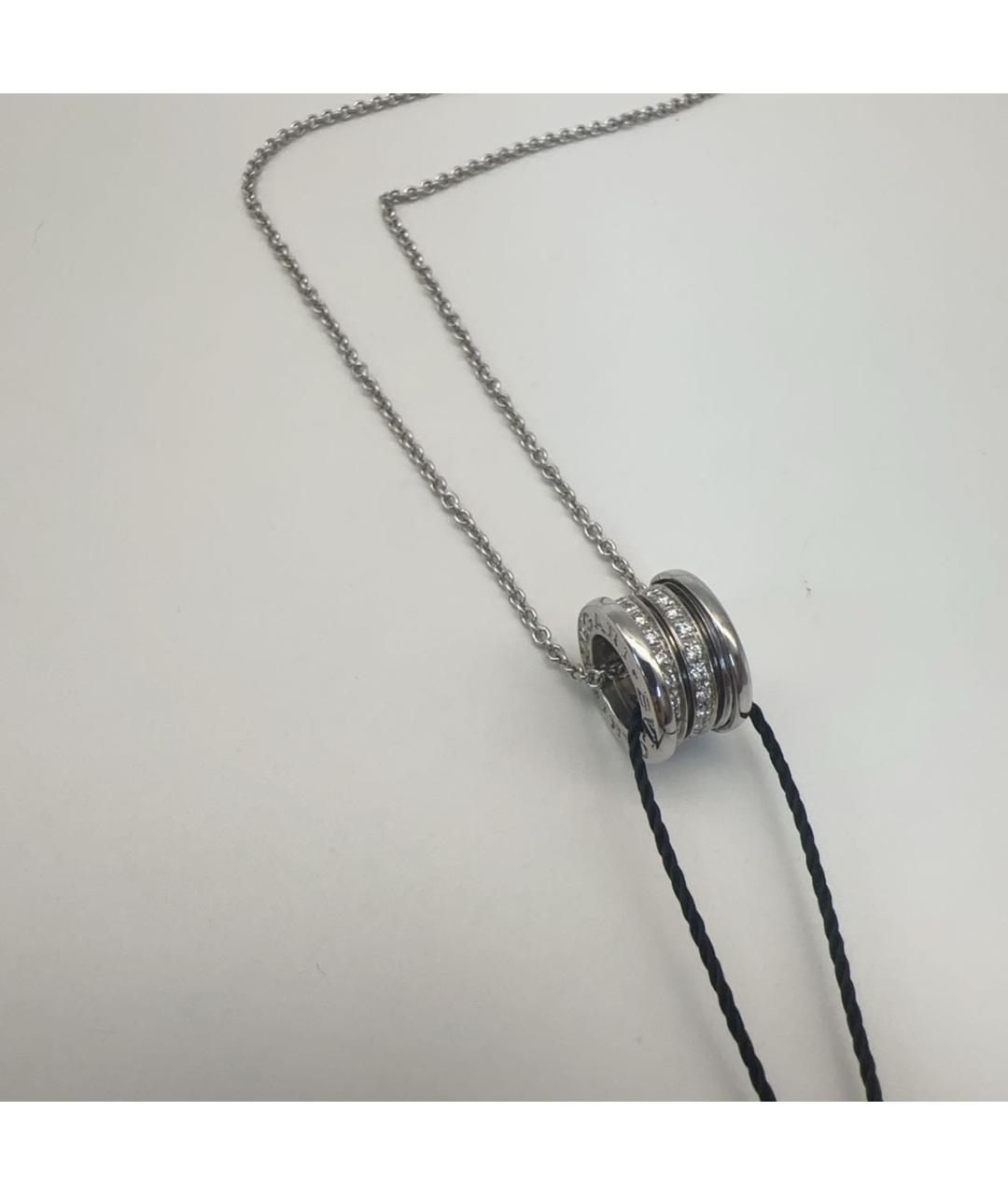 BVLGARI Серебряная подвеска из белого золота, фото 4