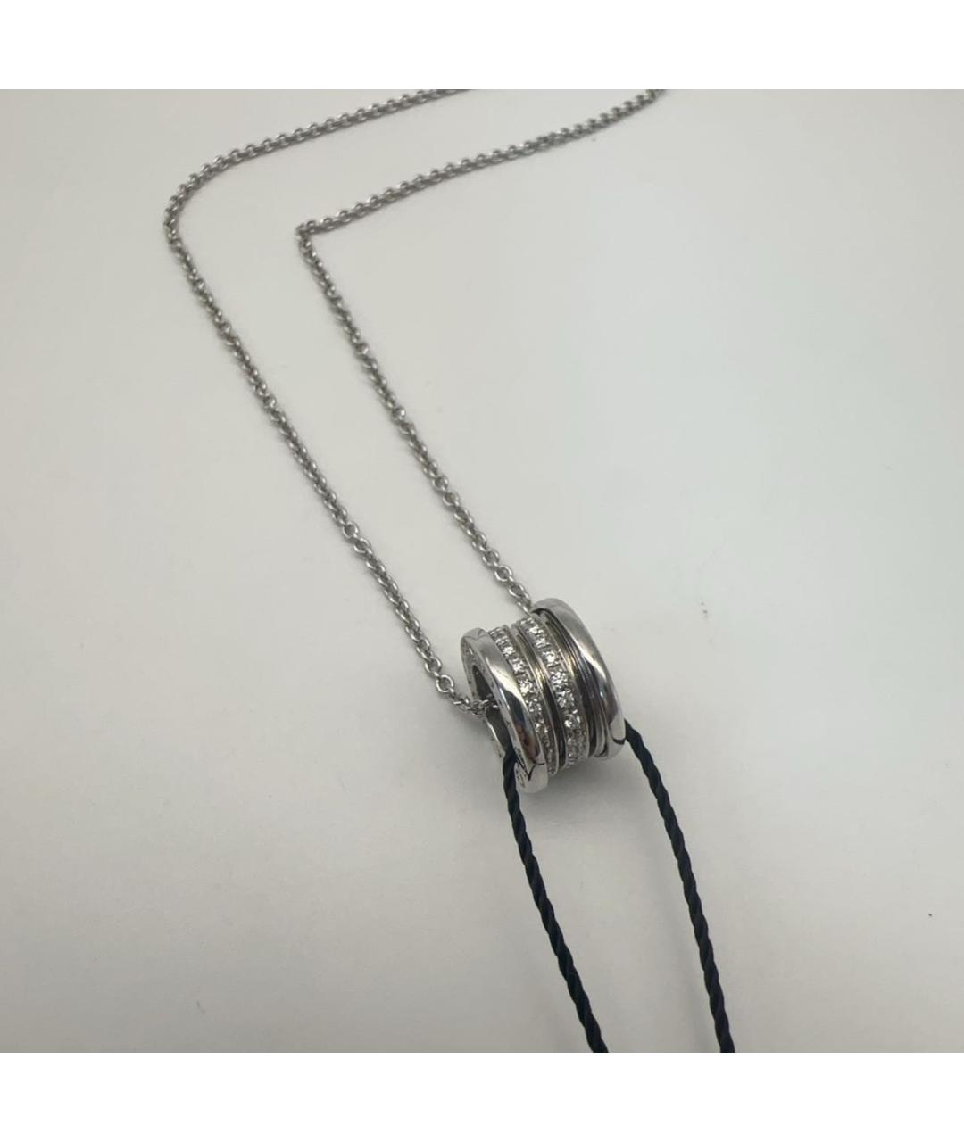 BVLGARI Серебряная подвеска из белого золота, фото 5