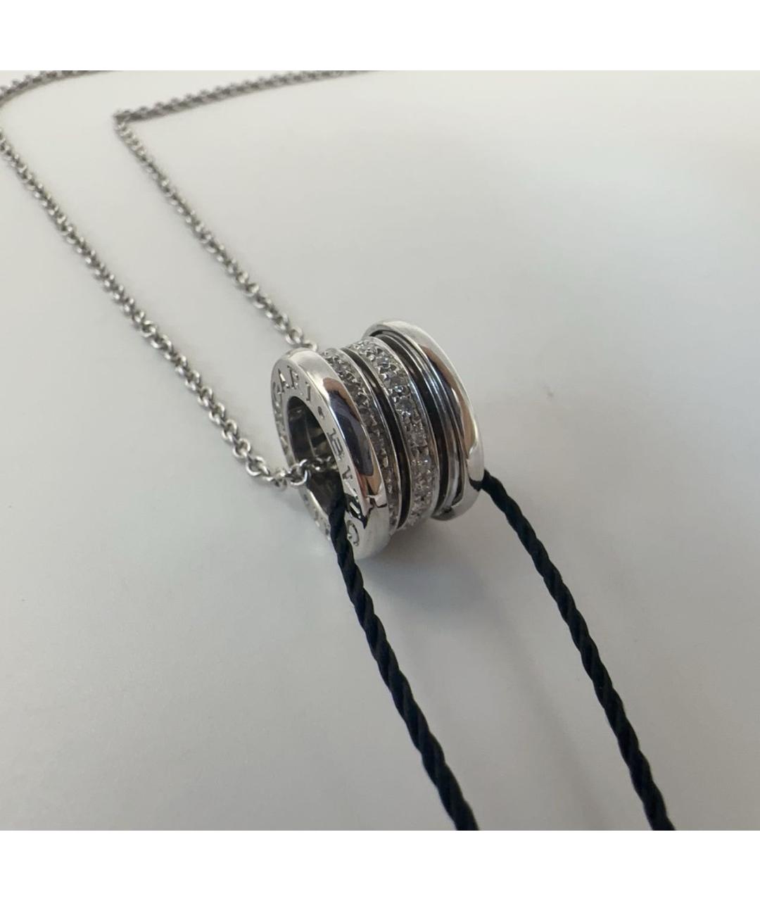 BVLGARI Серебряная подвеска из белого золота, фото 6
