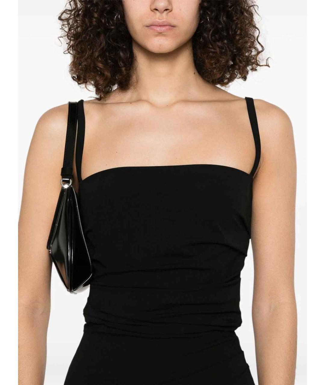 DOLCE&GABBANA Черное повседневное платье, фото 5