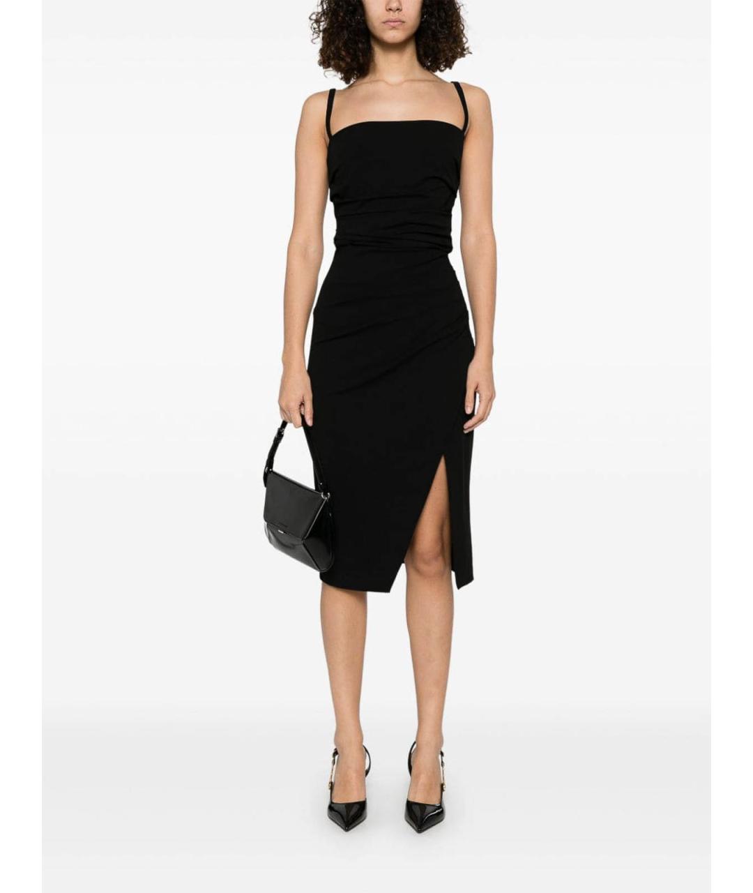 DOLCE&GABBANA Черное повседневное платье, фото 2