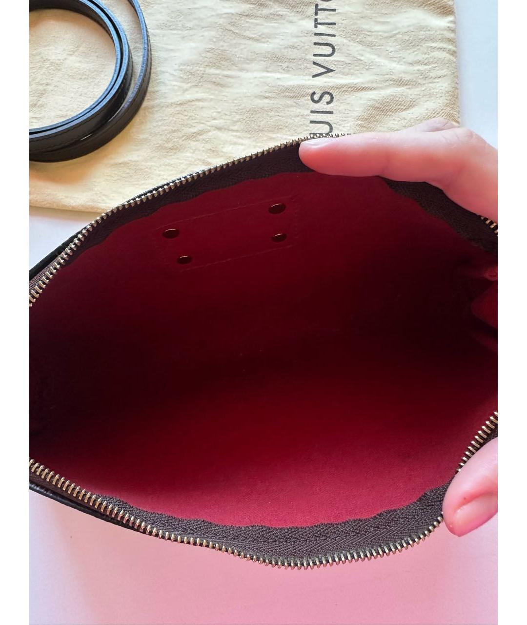 LOUIS VUITTON Коричневая сумка через плечо из канвы, фото 6