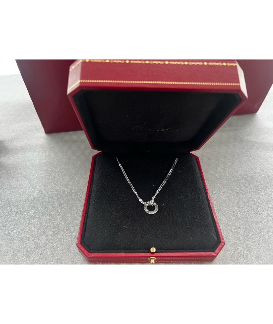 CARTIER Колье из белого золота, фото 4