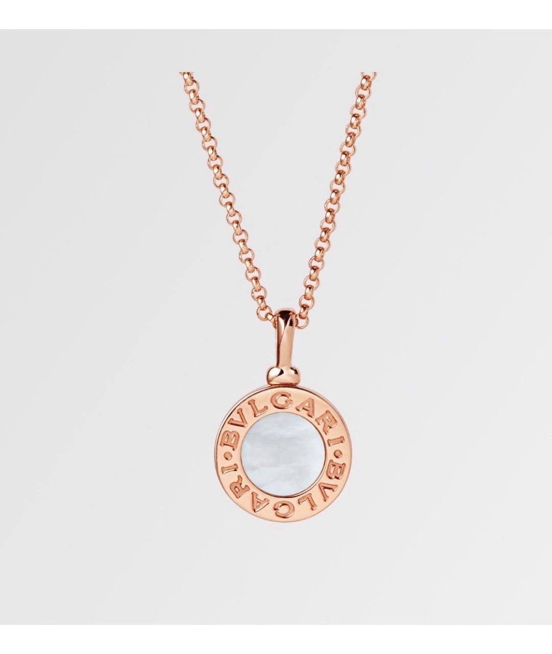 BVLGARI Золотая подвеска из розового золота, фото 4