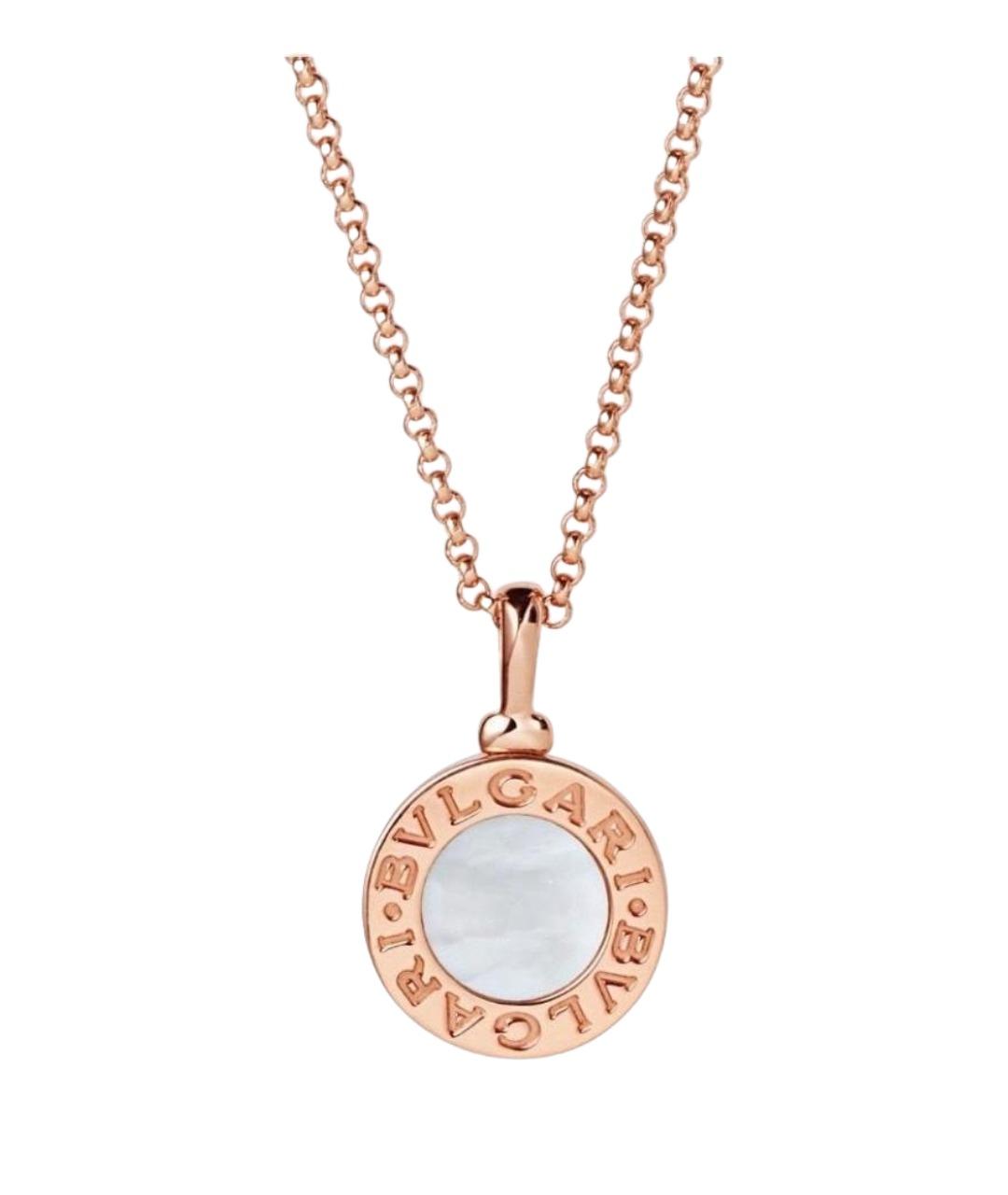 BVLGARI Золотая подвеска из розового золота, фото 1